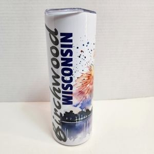 🆕️BIRCHWOOD WISCONSIN 🎆 Stainless Steel 20 oz Tumbler NEW